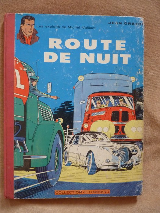 Michel Vaillant T4 - Route de Nuit - C - 1 Album - Primeira edição francesa - 1962