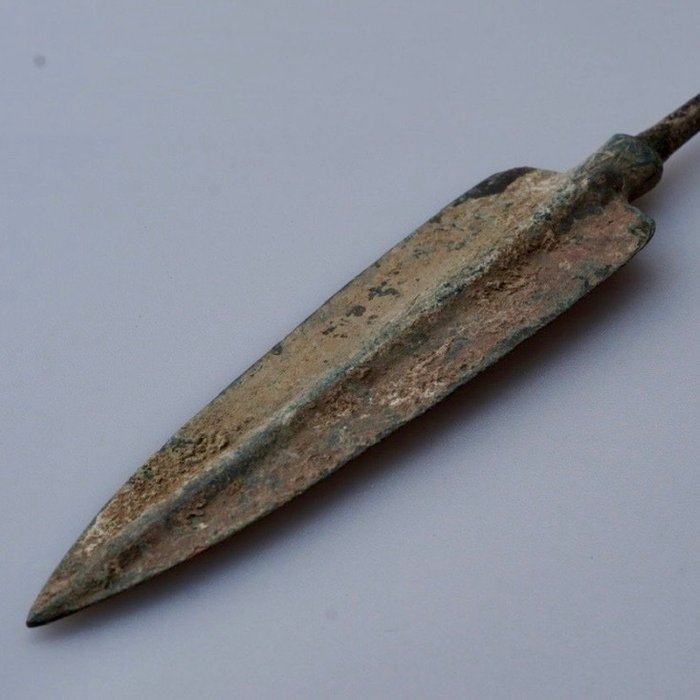 Lorestan Brons Pilhuvud - 13 cm  (Utan reservationspris)