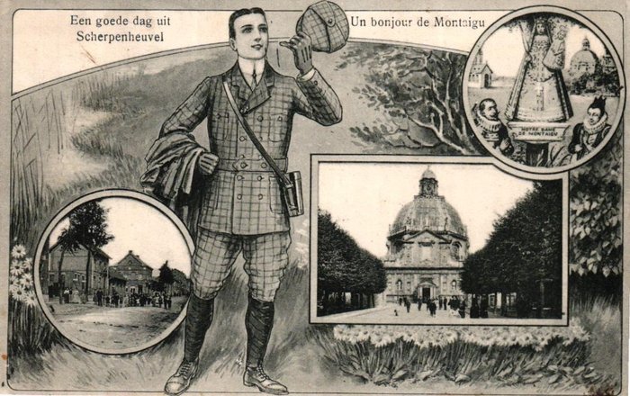 Belgien - SCHARFER HÜGEL - Postkarte (145) - 1905-1950
