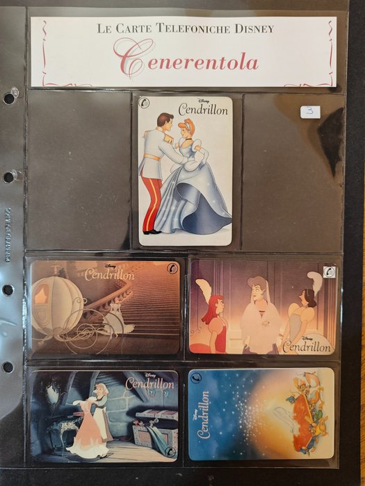 Phone card collection - Disney Series Telephone Cards - SEPA Téléphonique
