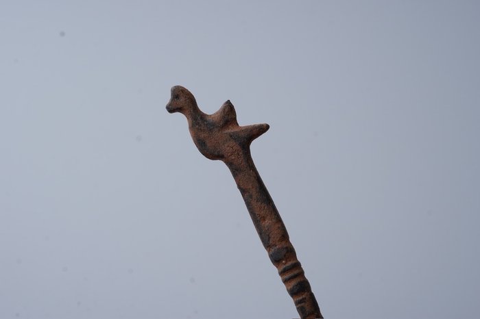 Romersk antik Bronze Romersk bronze hårnål INGEN RESERVE - 13.5 cm  (Ingen mindstepris)