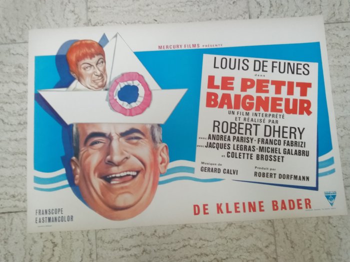 Louis de Funes - Le petit baigneur - de kleine bader - Louis De Funes - Jaren 1960
