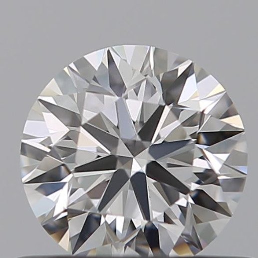 1 pcs Diamant - 0.70 ct - Brillant - D (farblos) - IF (makellos)
