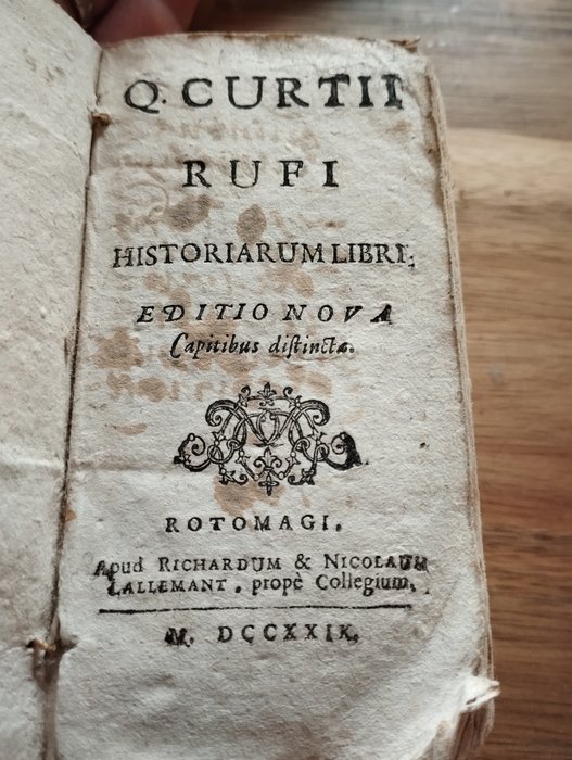 Divers - Q. Curti Rufi Historiarum Libri - 1729