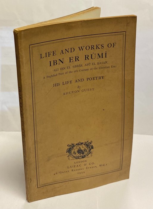 Rhuvon Guest - Life and Works of Ibn er Rumi - 1944-1944