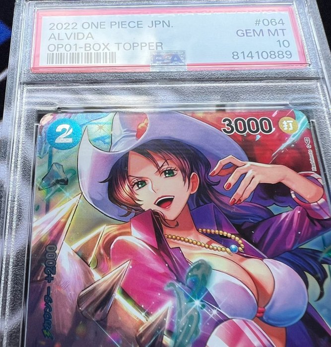 ALVIDA - One Piece Gem Mint Graded card - PSA 10