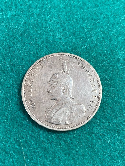 德国东非. Wilhelm II. (1888-1918). 1 Rupie 1904-A  (没有保留价)