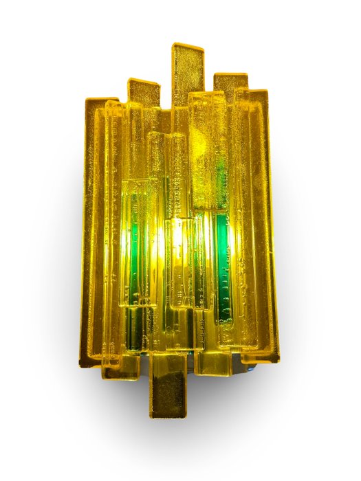 Cebo Industri, Lyskjær Belysning - Claus Bolby - Væglampe - Model nr. 1417 - Akryl - Aluminiumsholder
