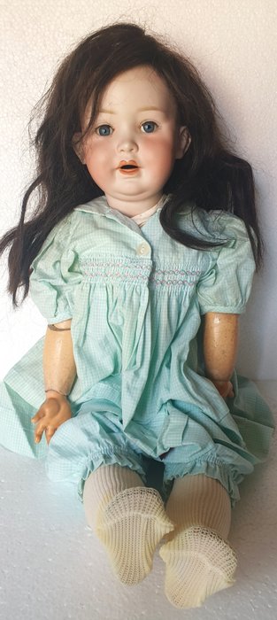 onbekend  - 洋娃娃 Antieke Duitse poppen meisje - 1920-1930 - 德國