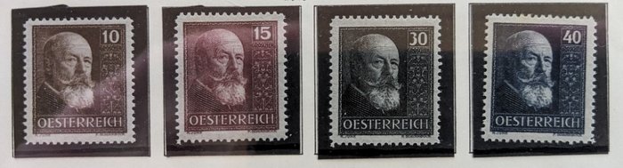奥地利 1928 - 共和国10年 - Michel 494-497
