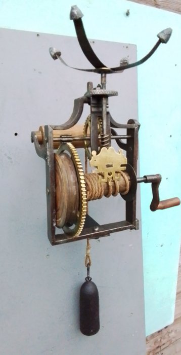 Antique drive mechanism "Tourne broche" of a spit - Arbeitswerkzeug