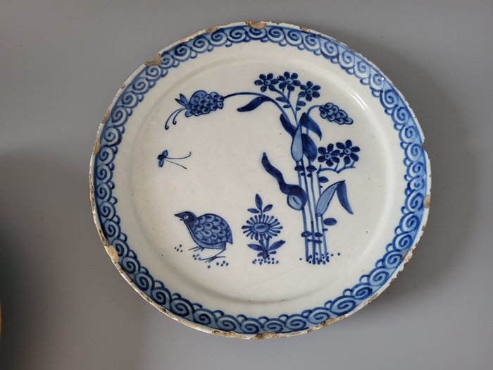 Delft - 盘子 - 陶器