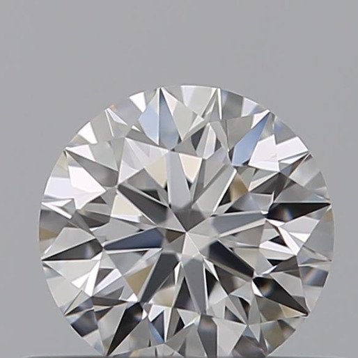 1 pcs Diamant - 0.42 ct - Briljant - D (kleurloos) - IF (intern zuiver)