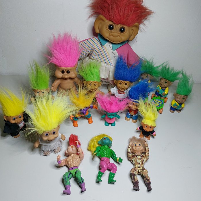 Trolls - Spielzeug 17X trollen - 1980-1990