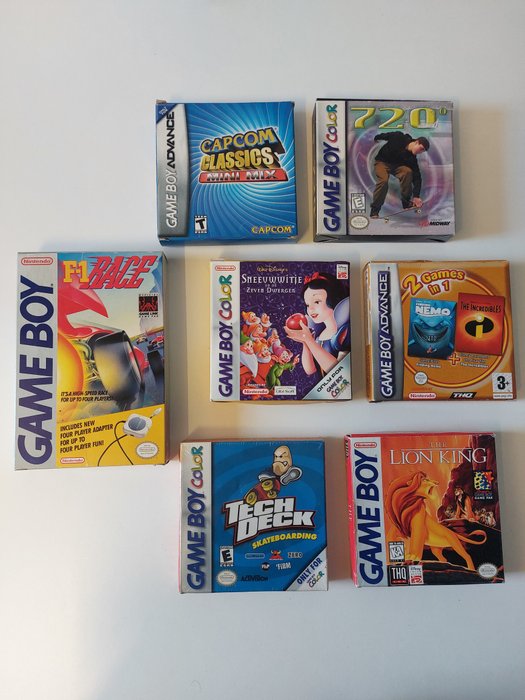 Nintendo - Gameboy + Gameboy Advance - Videojogo (7) - Na caixa original