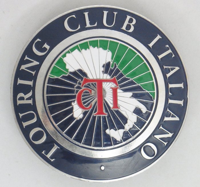 Abzeichen 1950's-70's Touring Club Italiano Car Badge - Italien - 20. Jahrhundert - spät