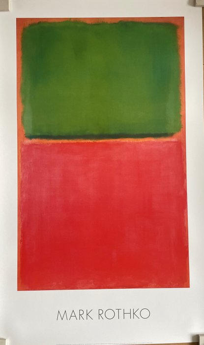 Mark Rothko - (after) Untitled (Green Red on Orange), (1951)