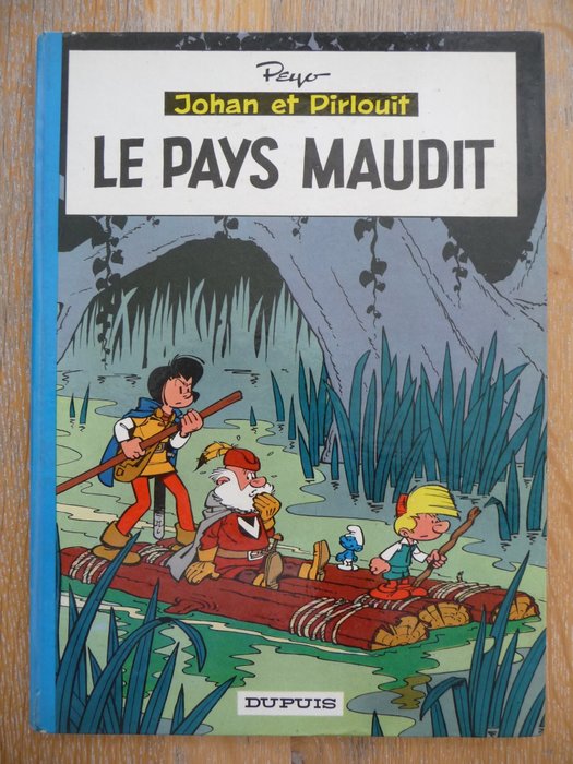 Johan et Pirlouit T12 - Le Pays maudit - C - 1 Album - Første utgave - 1964