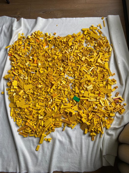 Lego - Collection of 4600 gram YELLOW Lego - 1980-1990