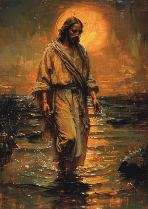 SDIMART - Jesus Walks On The Water 1/2 w/COA