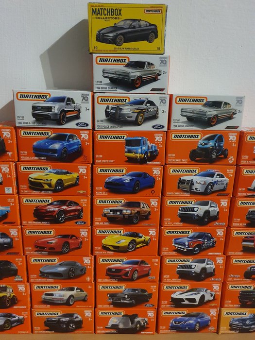 Matchbox 1:64 - 模型汽车 - Lot of 40 Model Cars