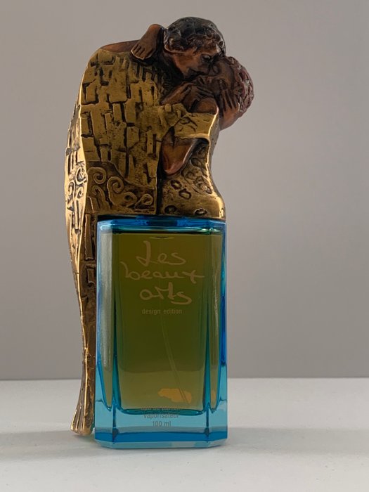 E&C - Gustav Klimt (1862-1918) - Veistos, Der Kuss - 17 cm - Patinoitu pronssi - 2005
