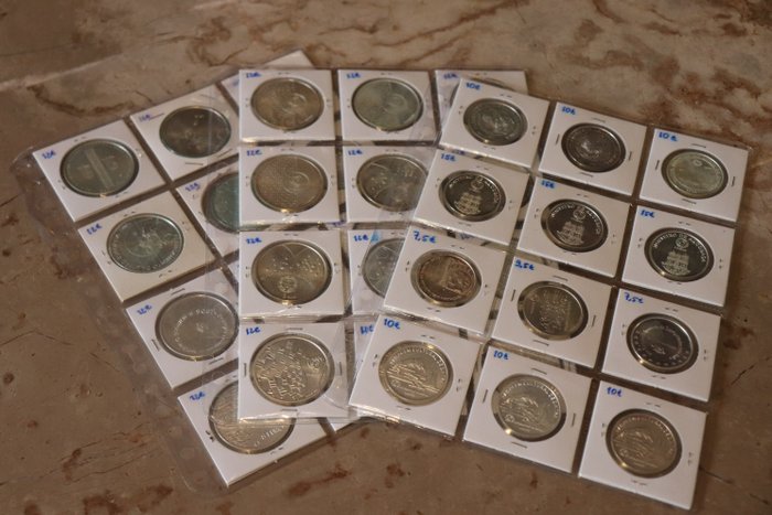 葡萄牙. 5 Euro / 8 Euro Various Years (36 moedas)