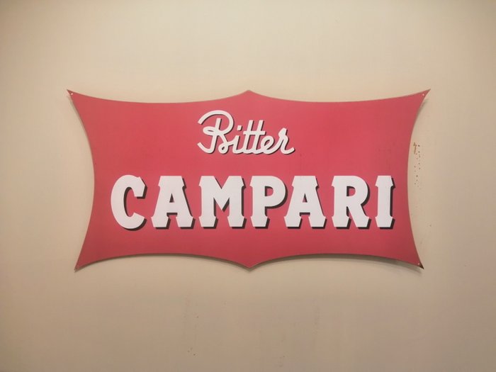 Campari Campari - Letrero publicitario (1) - Campari - Hierro (fundido/forjado)