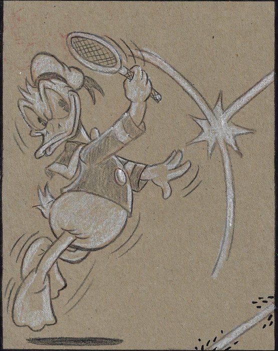 Millet - 1 Original drawing - Donald Duck - set - 2024