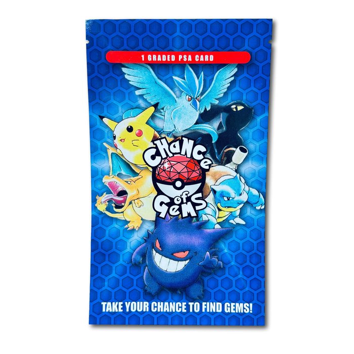 Pokémon - Chance Of Gems - Mystery PSA Graded Card Pack - Pokémon