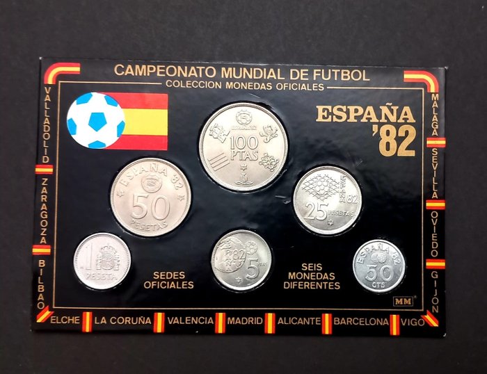 Campeonato Mundial de fútbol - 1980 - Monedas conmemorativas España 1982 