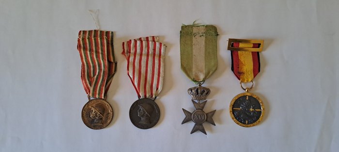 Italia ja Espanja - Benemerenti-mitali - medaglie benemerite - 1920