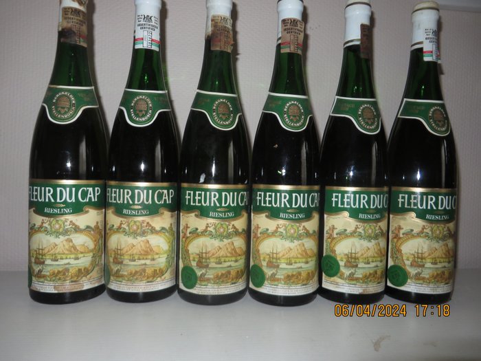 1976 Fleur du Cap "Riesling" - Stellenbosch - 6 Bottles (0.75L)