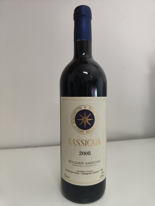 2008 Tenuta San Guido, Sassicaia - 超级托斯卡纳 - 1 Bottle (0.75L)