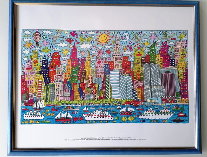 James Rizzi (after) - MY NEW YORK CITY