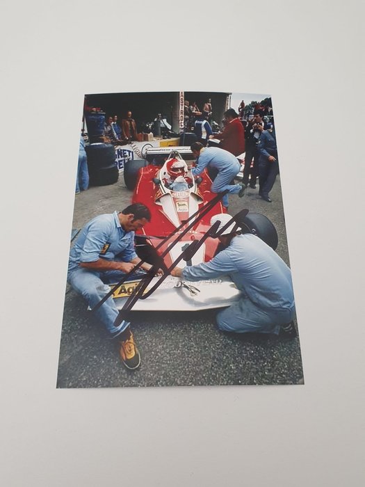 Niki Lauda - Fotografia Autografata