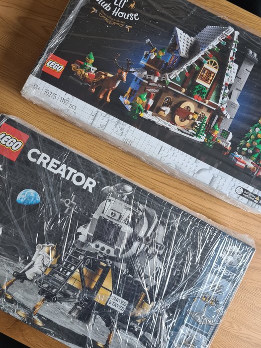 Lego - Creator Expert - NASA Apollo 11 Lunar Lander - 10266 and Elf Club House - 10275 - Depois de 2020
