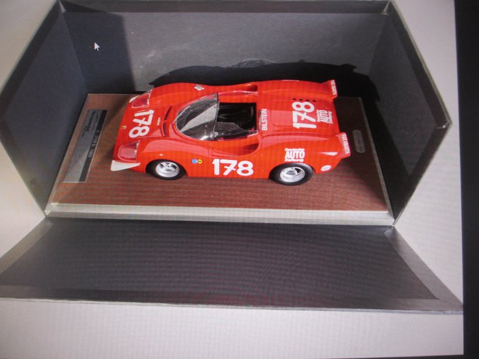 Tecnomodel 1:18 - Machetă mașină - Abarth 2000 S #178 Targa Florio 1969