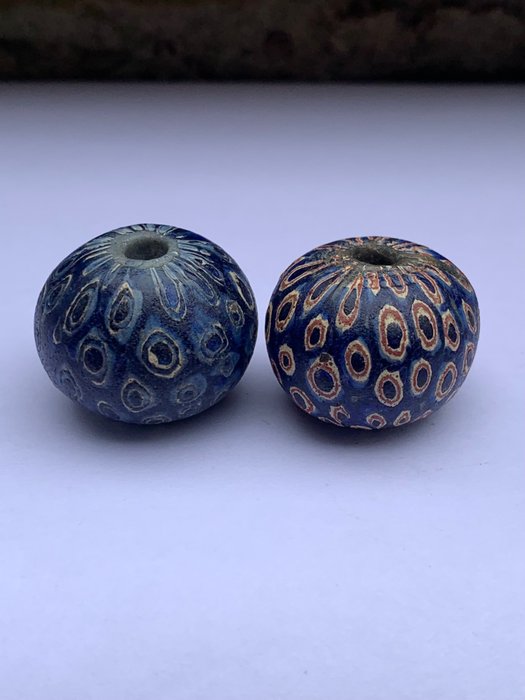Muinainen Lasi Beads - 18 mm