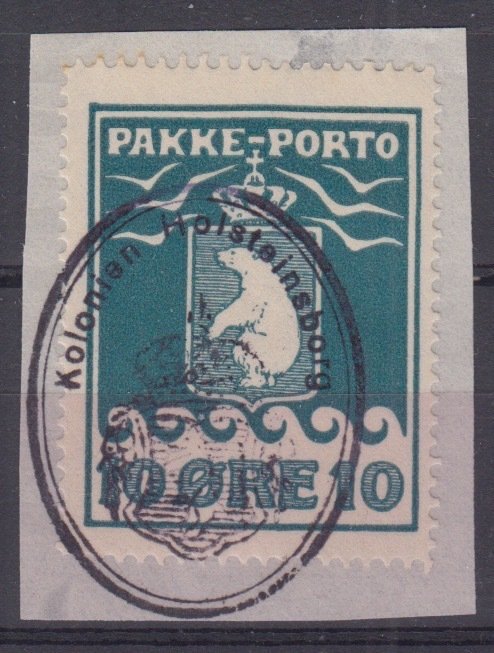 Dinamarca 1921 - no fragmento - Yvert CP 4 - 6/9