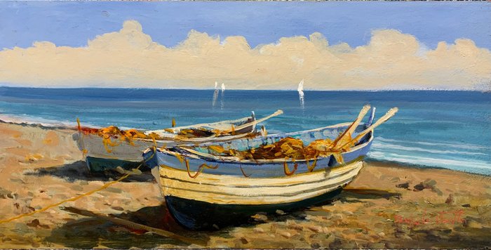 Pasquale Vuotto (1958) - Barche al sole