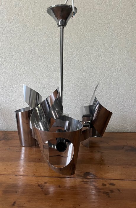 Lámpara de techo - Era espacial - Metal