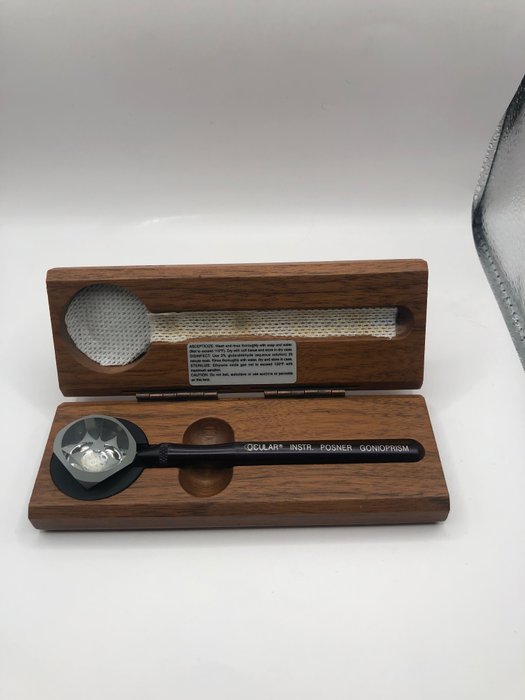 Optisk medicinalinstrument - Gonioscopy Verres (Quatre Miroir - 1970-1980 - U.S.A.