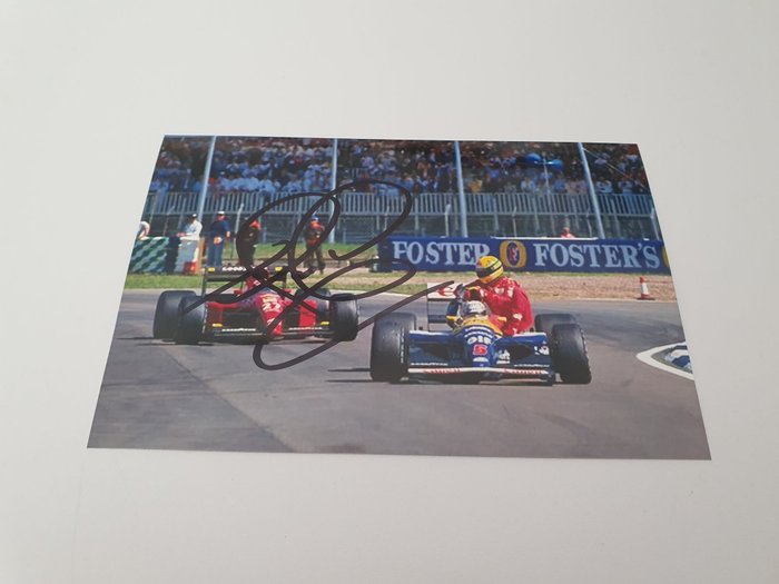 Nigel Mansell - Fotografia autografata