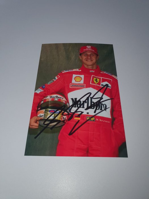 Michael Schumacher - Fotografia Autografata