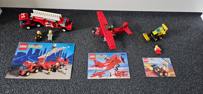 LEGO - 系統 - 6512 + 6615 + 6340 - 3 sets System - 1990-2000