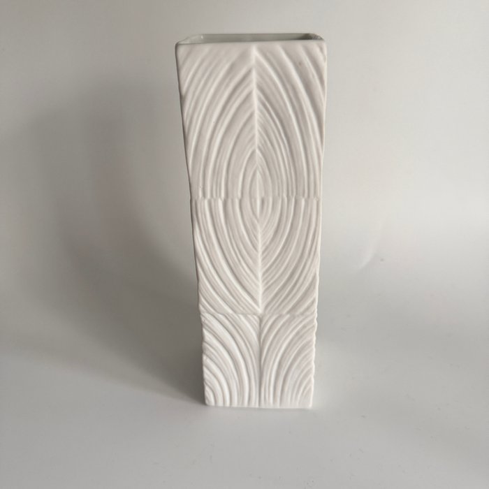 Rosenthal - Martin Freyer - 花瓶 -  19 厘米白色 Studio Line 德国  - 瓷