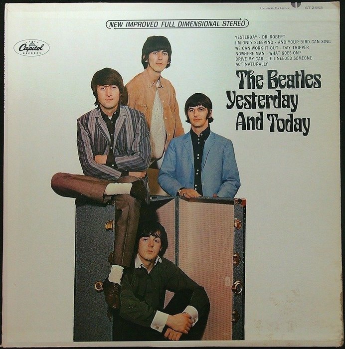 Beatles - yesterday and today - Vinylplaat - 1ste stereo persing - 1966