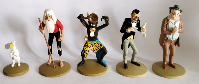 Tintin - Moulinsart - La collection officielle - 5 Figurine - 2011/2015