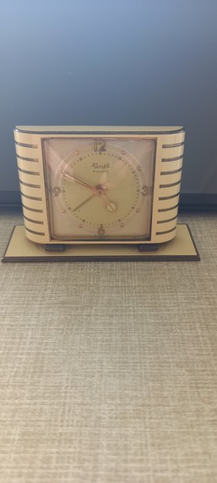 座钟, 旅行时钟 - Argentor Werke -  艺术装饰 人造树胶 - 1850-1900